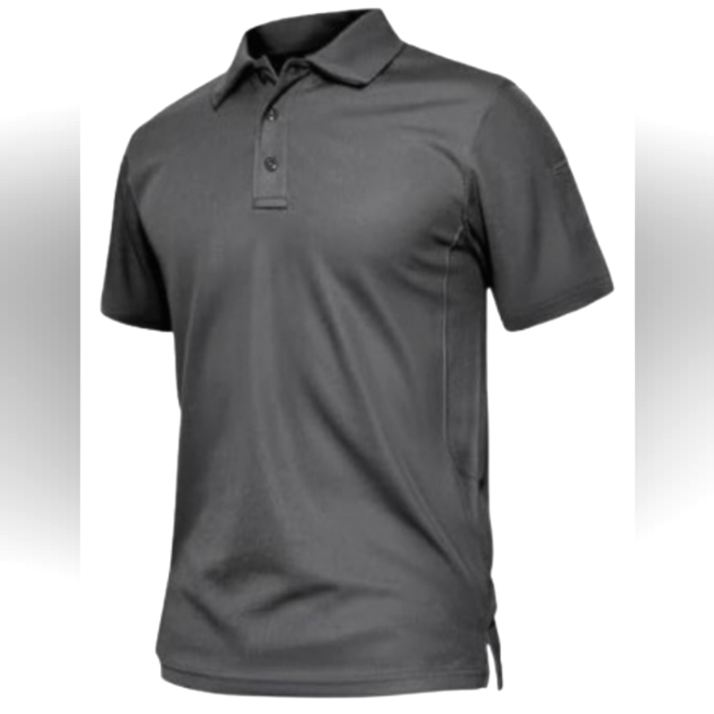 Unbranded Gray Men's Polo Casual Golf Shirt Sz XL